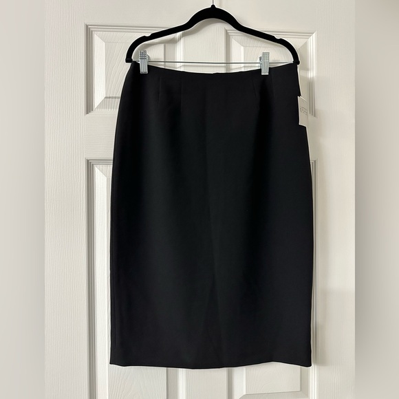 NWT Kasper Women’s Black Pencil Skirt Size 6 - Picture 3 of 9